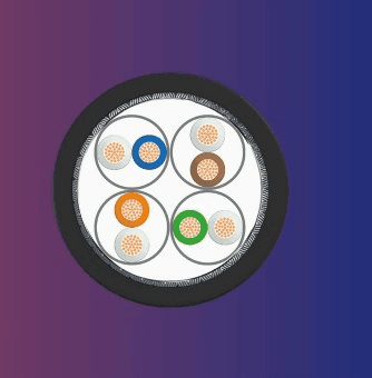 BETAtrans® DATA-ENX C-flex 100 Ω GigaCAT 7 FOAM 4 X (2 X AWG 24/7)St