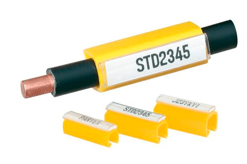 Cable tie mounted markers