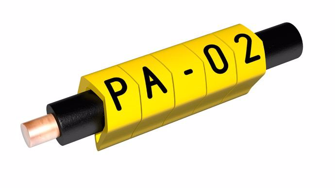 PA - Closed profile single character marker